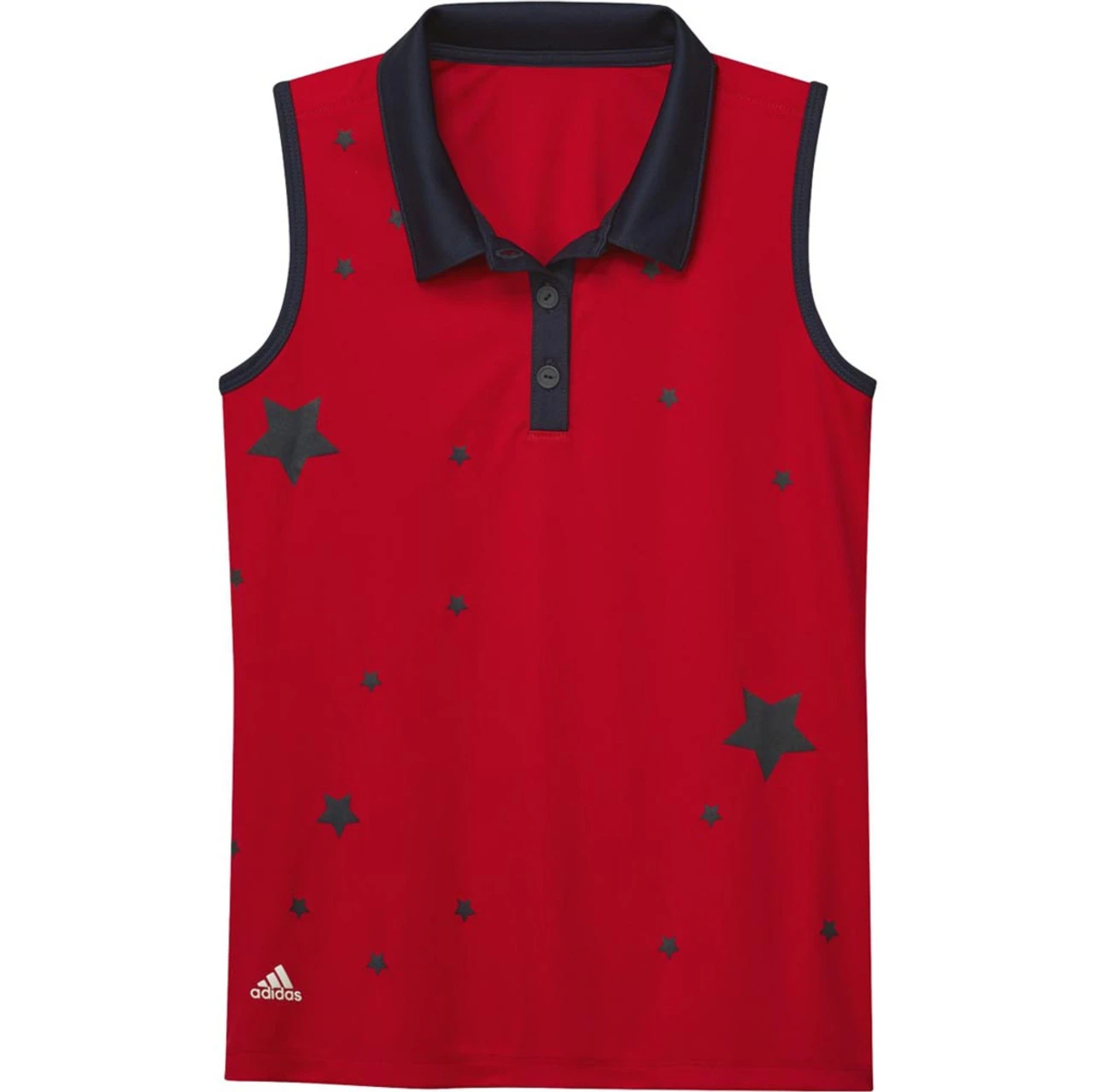 ADIDAS Junior Girls Printed Sleeveless Polo