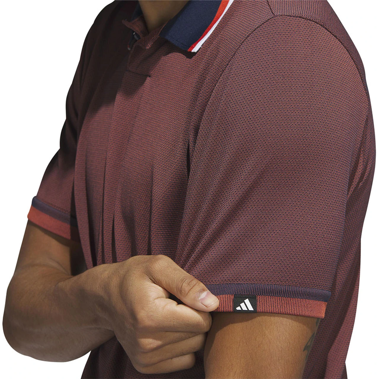 ADIDAS Ultimate365 Tour Primeknit Polo - Image 4