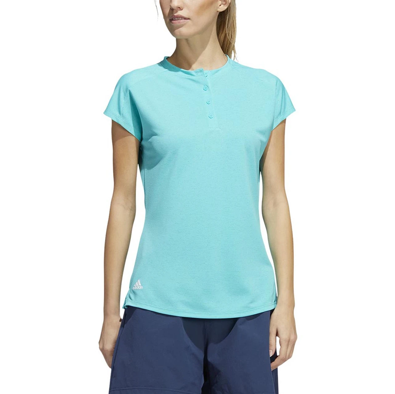ADIDAS Women's Essentials Crew Polo - Image 5