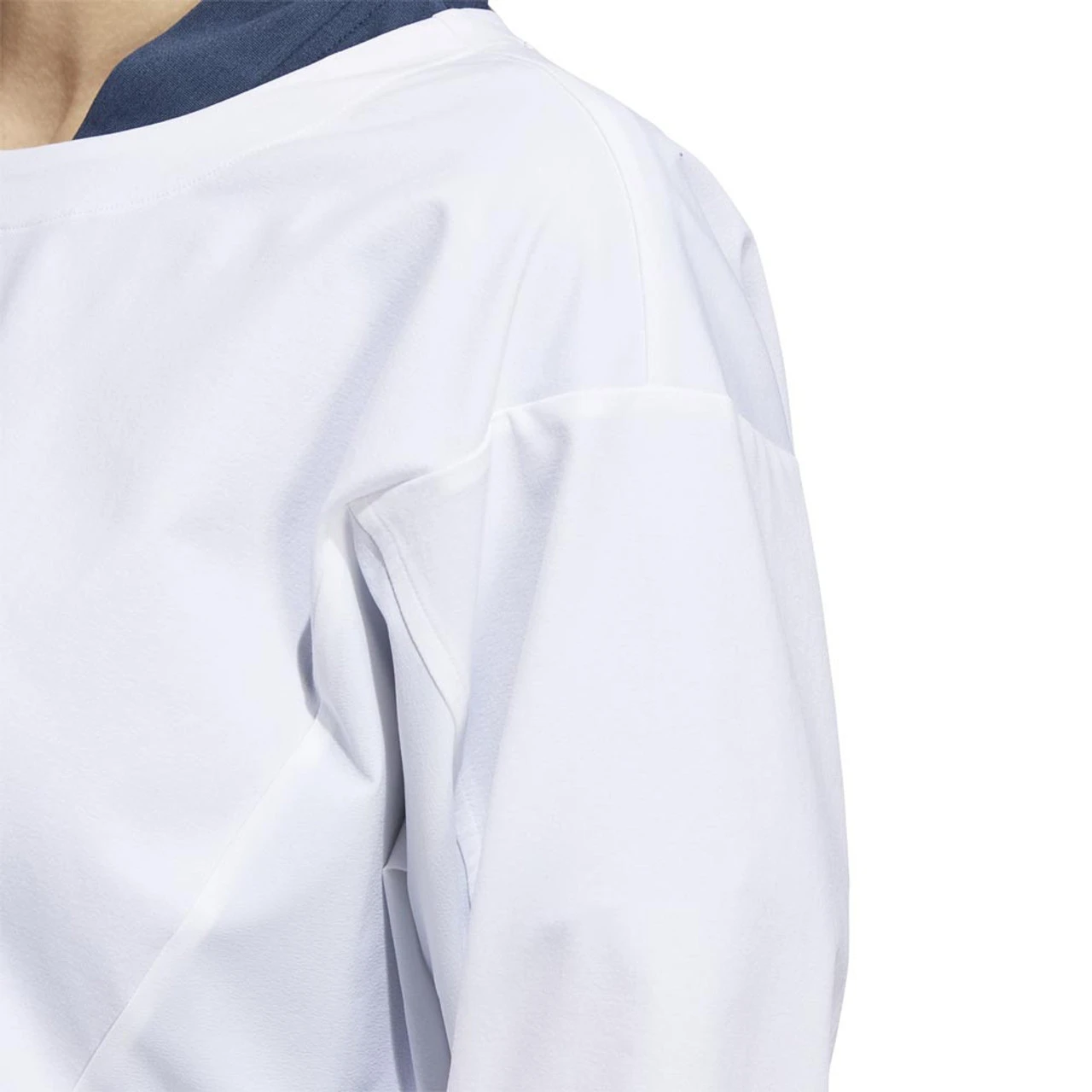 ADIDAS Women's Go-To Knit Woven Pullover - Image 3