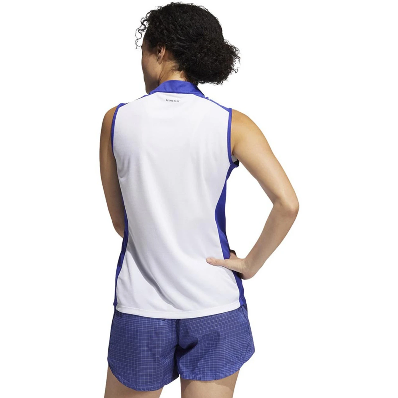 ADIDAS Women's Primeblue Colorblock Racerback Polo - Image 2