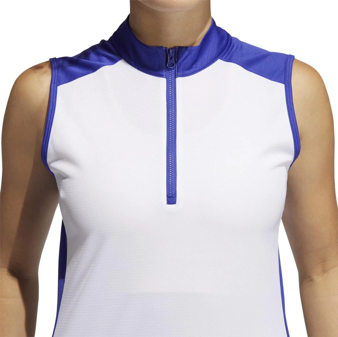 ADIDAS Women's Primeblue Colorblock Racerback Polo - Image 3