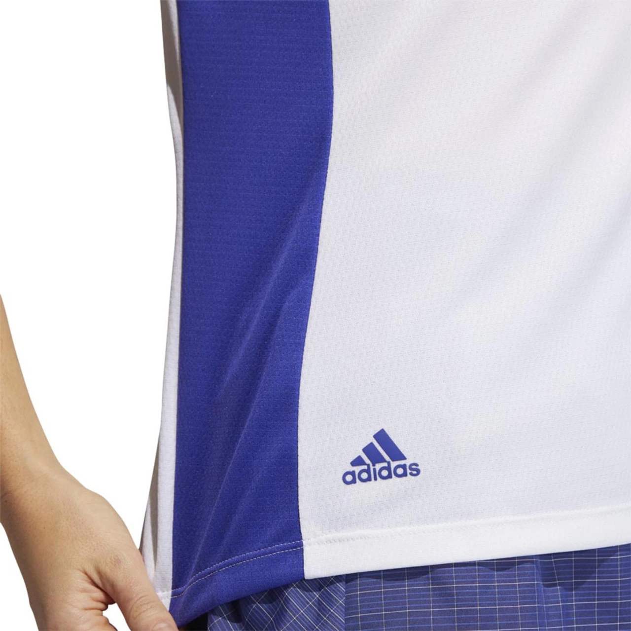 ADIDAS Women's Primeblue Colorblock Racerback Polo - Image 4