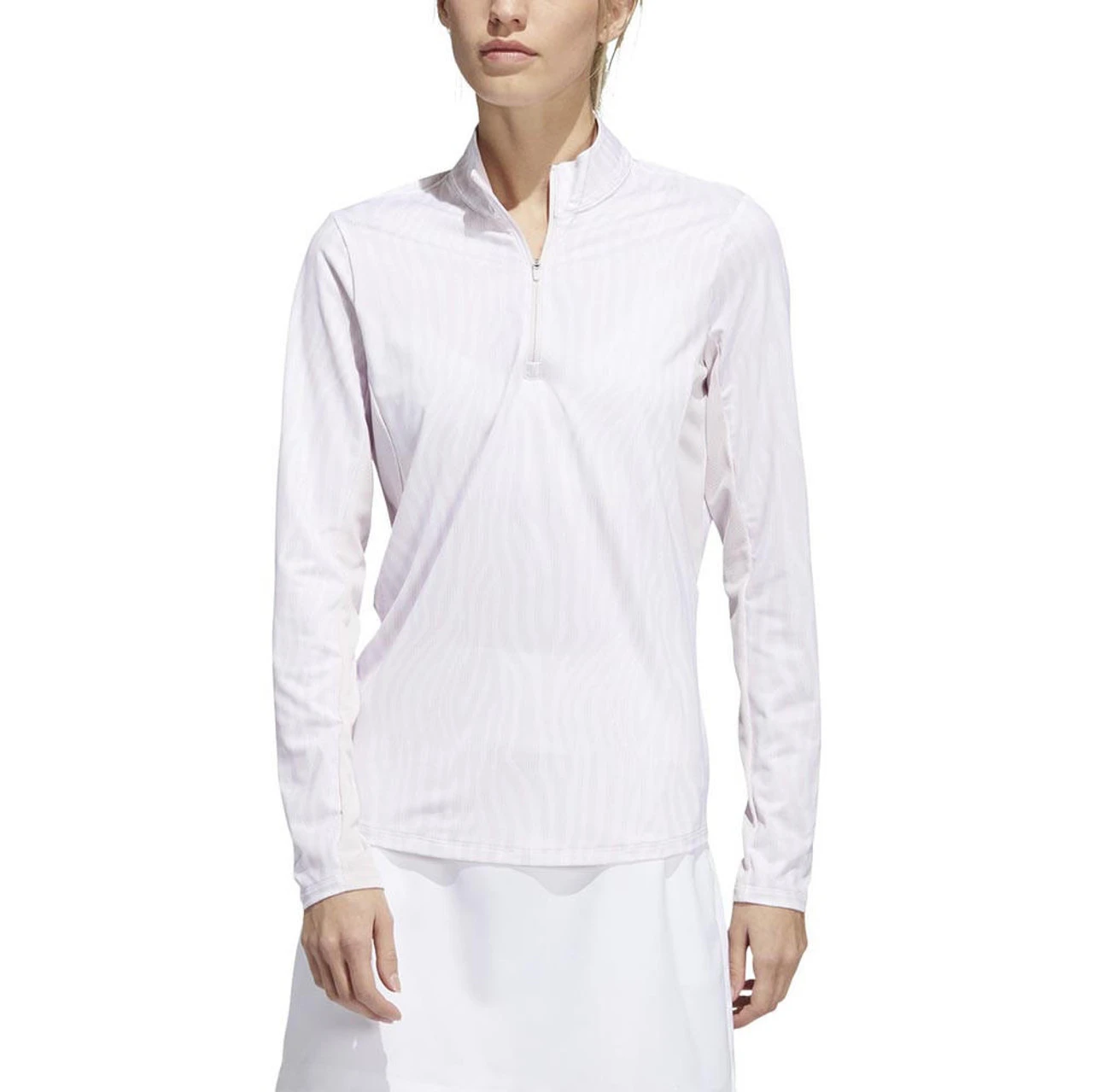 ADIDAS Women's Printed Sun Protection 1/4 Zip