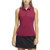 ADIDAS Women's Space-Dyed Sleeveless Polo
