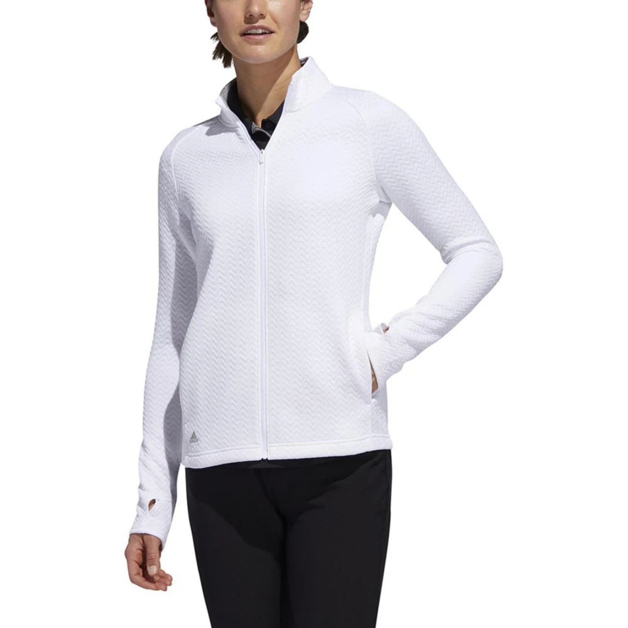 ADIDAS Women's Textured Layer Jacket - Image 5