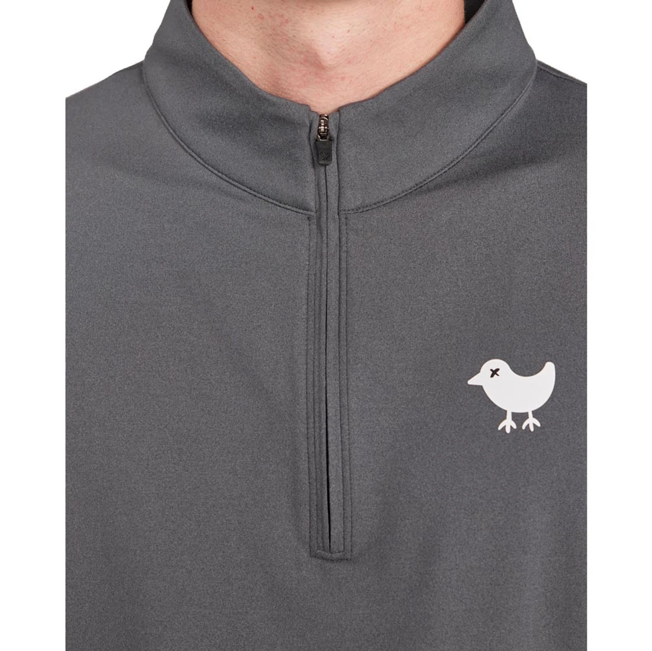 Bad Birdie Charcoal Quarterzip - Image 4