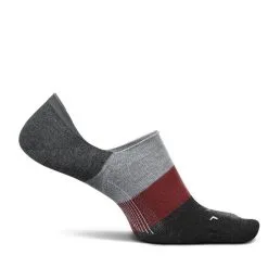 Feetures Everyday No Show Hidden Stripe Sock