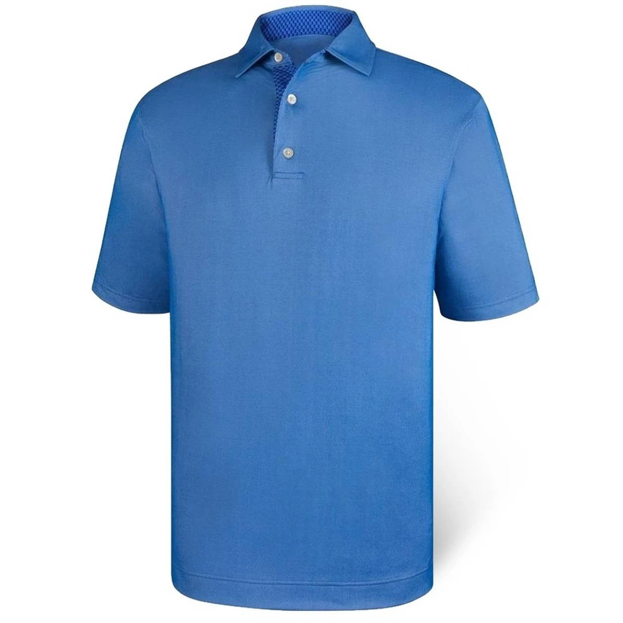 FootJoy Birdseye Jacquard Dot Geo Trim Polo - Self Collar - Previous Season Style