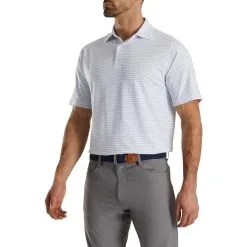 FootJoy Lisle Classic Pencil Stripe Polo
