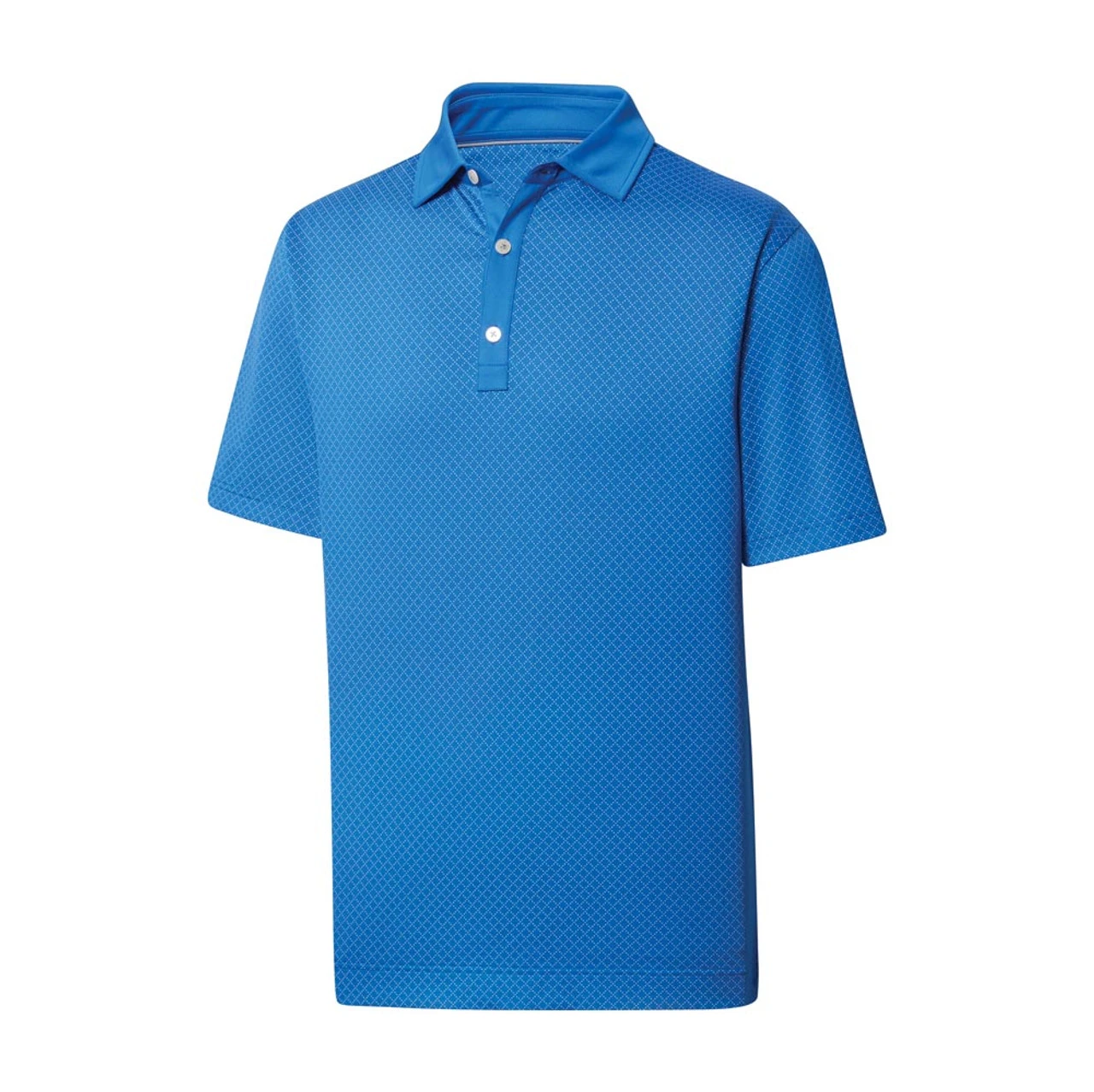 FootJoy Lisle Diamond Dot Print Self Collar Polo - Image 3