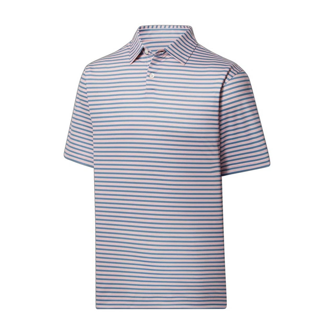 FootJoy Lisle Mini Regimental Stripe Self Collar Polo - Image 2