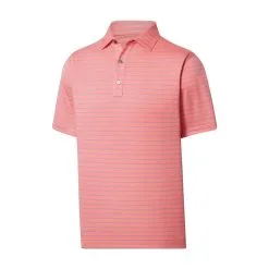 FootJoy Lisle Triple Pinstripe Self Collar Polo