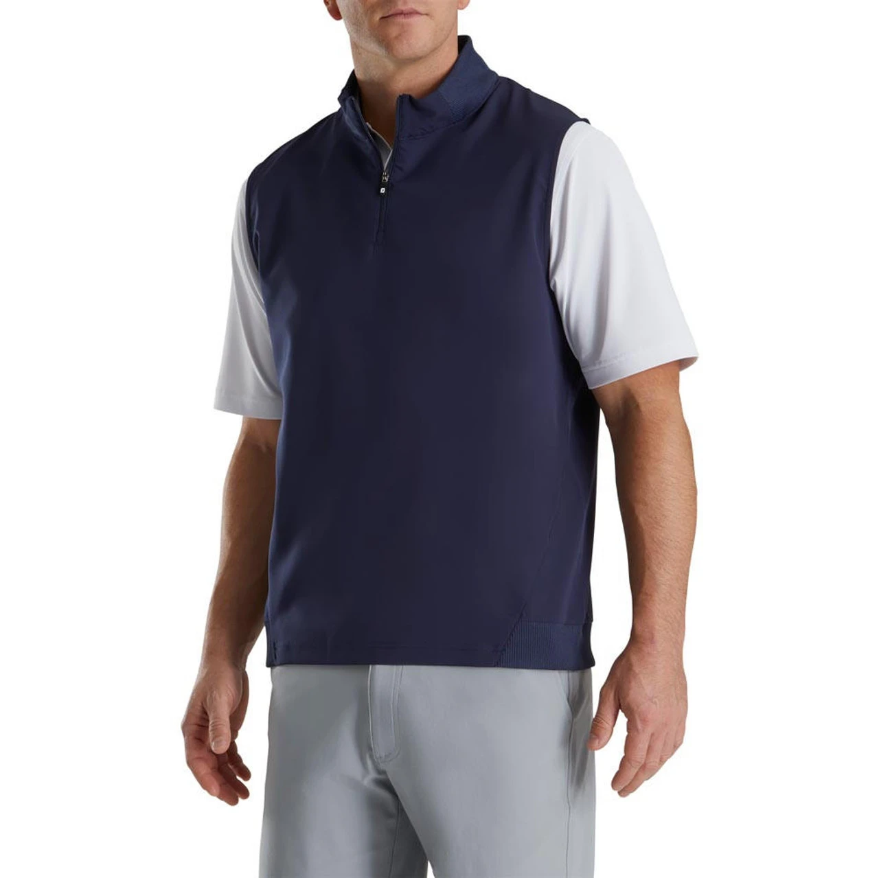 FootJoy Stretch Woven Vest With Knit Accents - Image 9