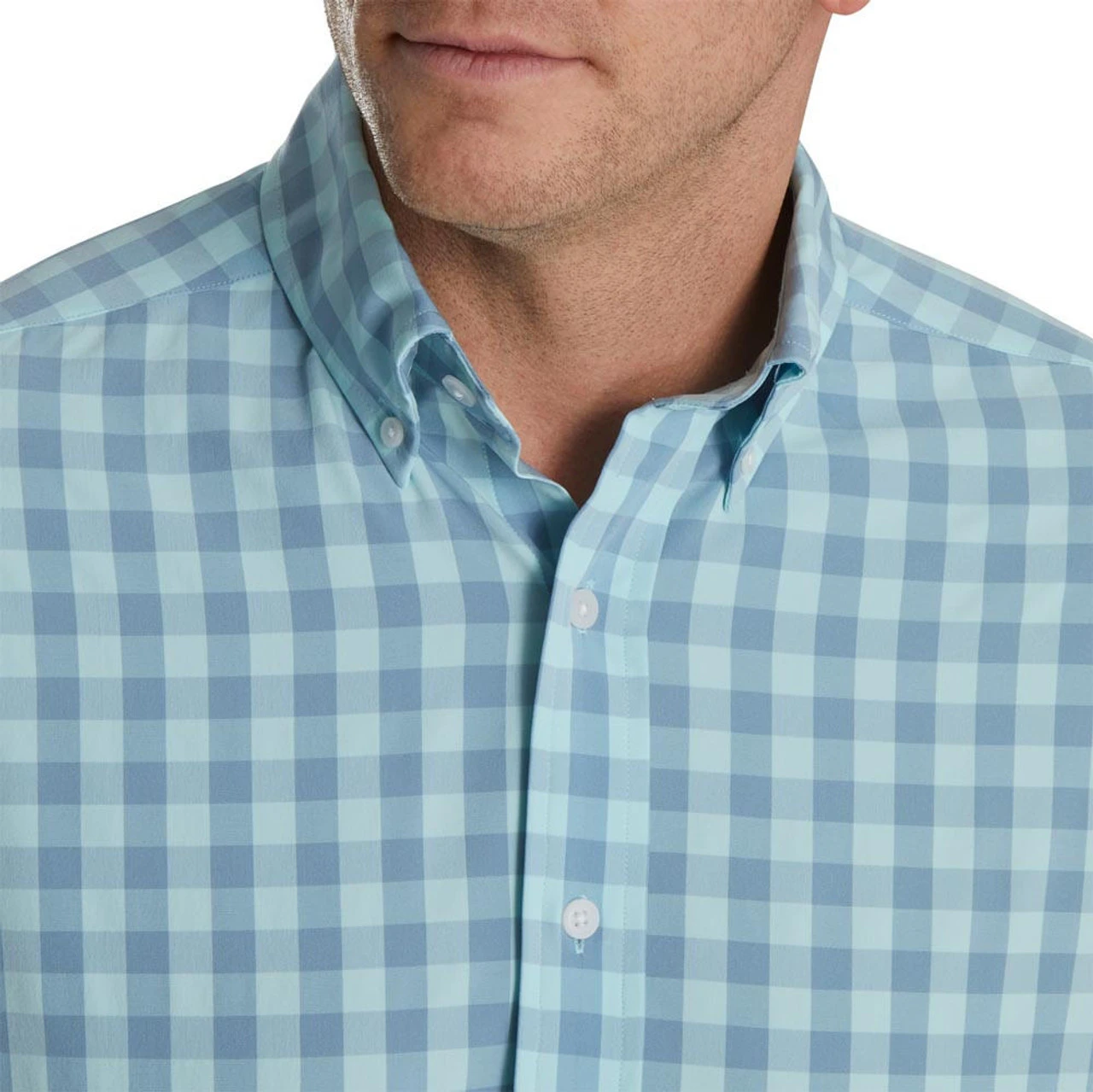 FootJoy Stretch Woven Gingham Shirt - Image 11
