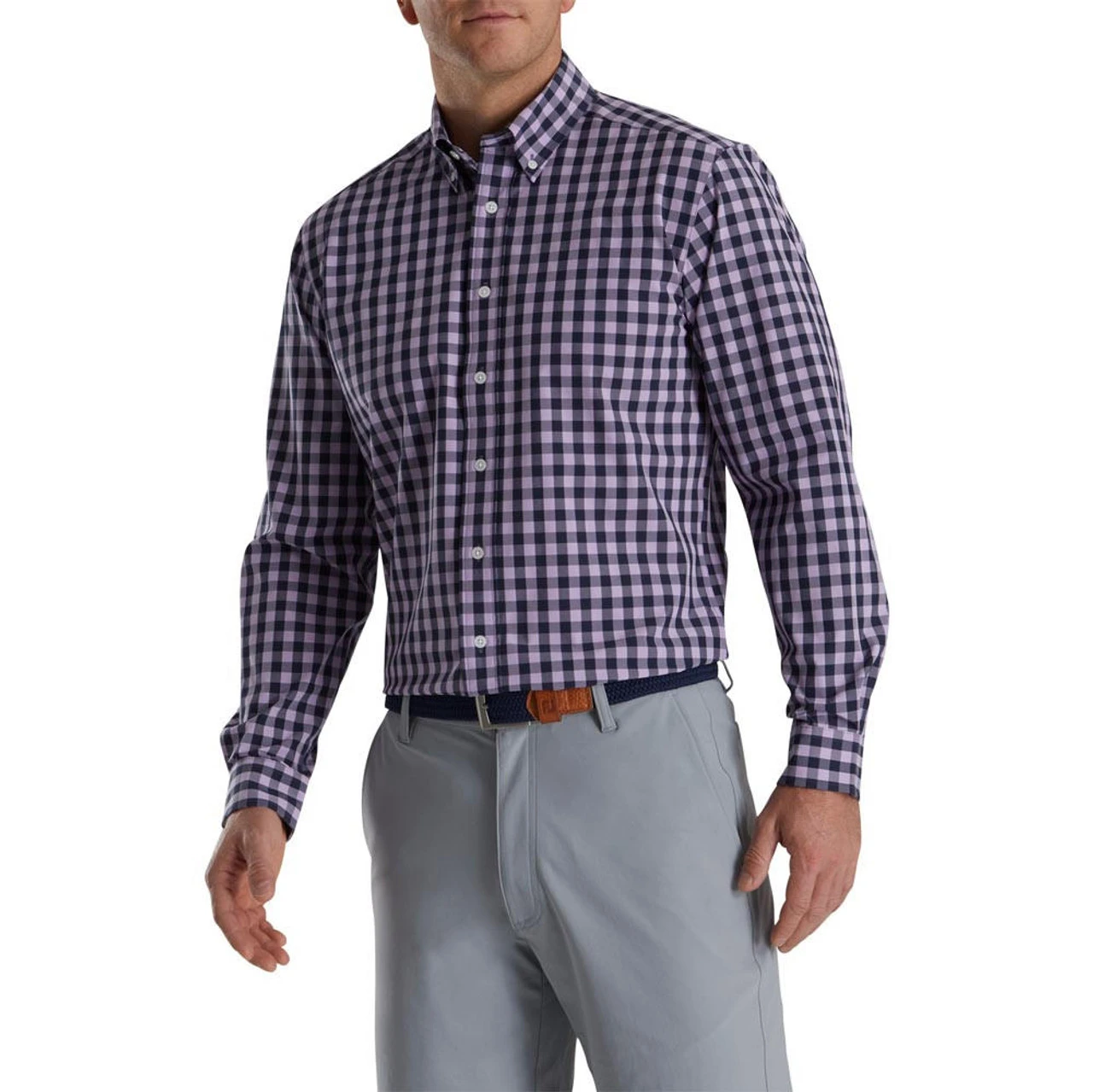 FootJoy Stretch Woven Gingham Shirt - Image 17