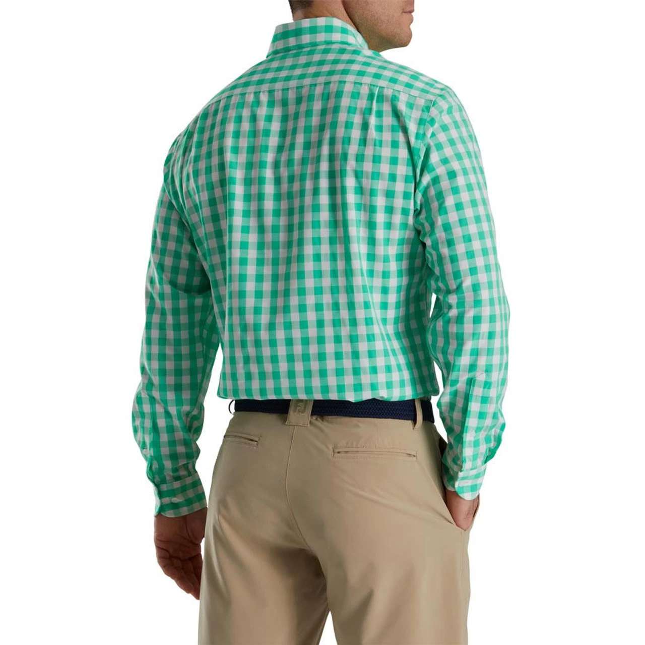 FootJoy Stretch Woven Gingham Shirt - Image 6