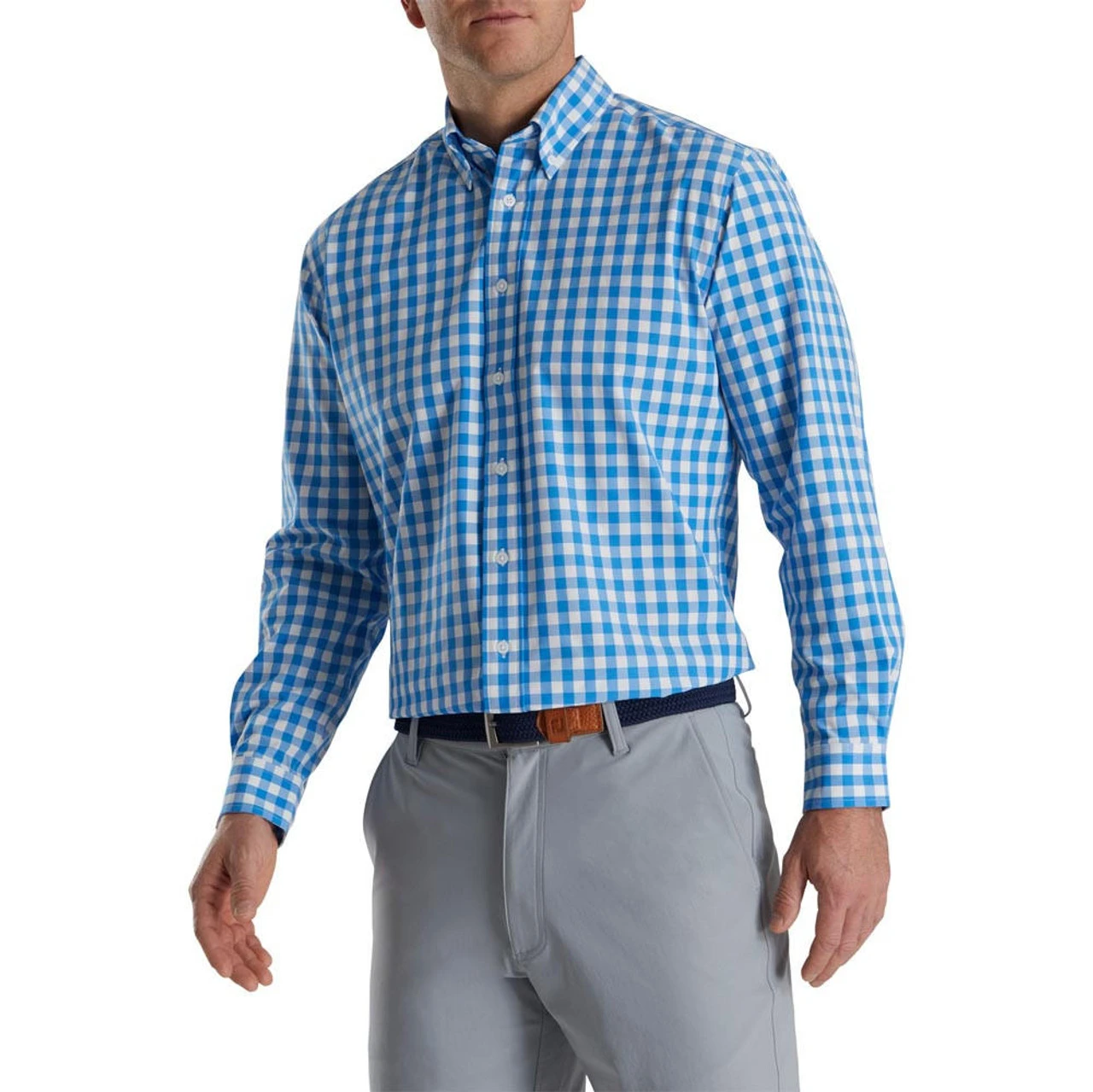 FootJoy Stretch Woven Gingham Shirt - Image 13