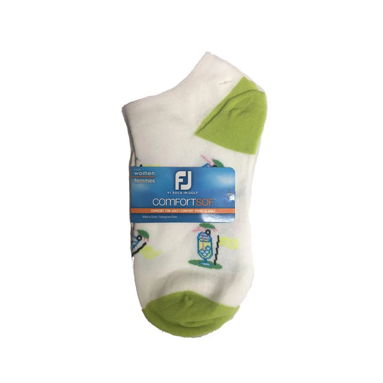 FootJoy Women's ComfortSof Low Cut 19th Hole Print Fashion Sock - Image 2