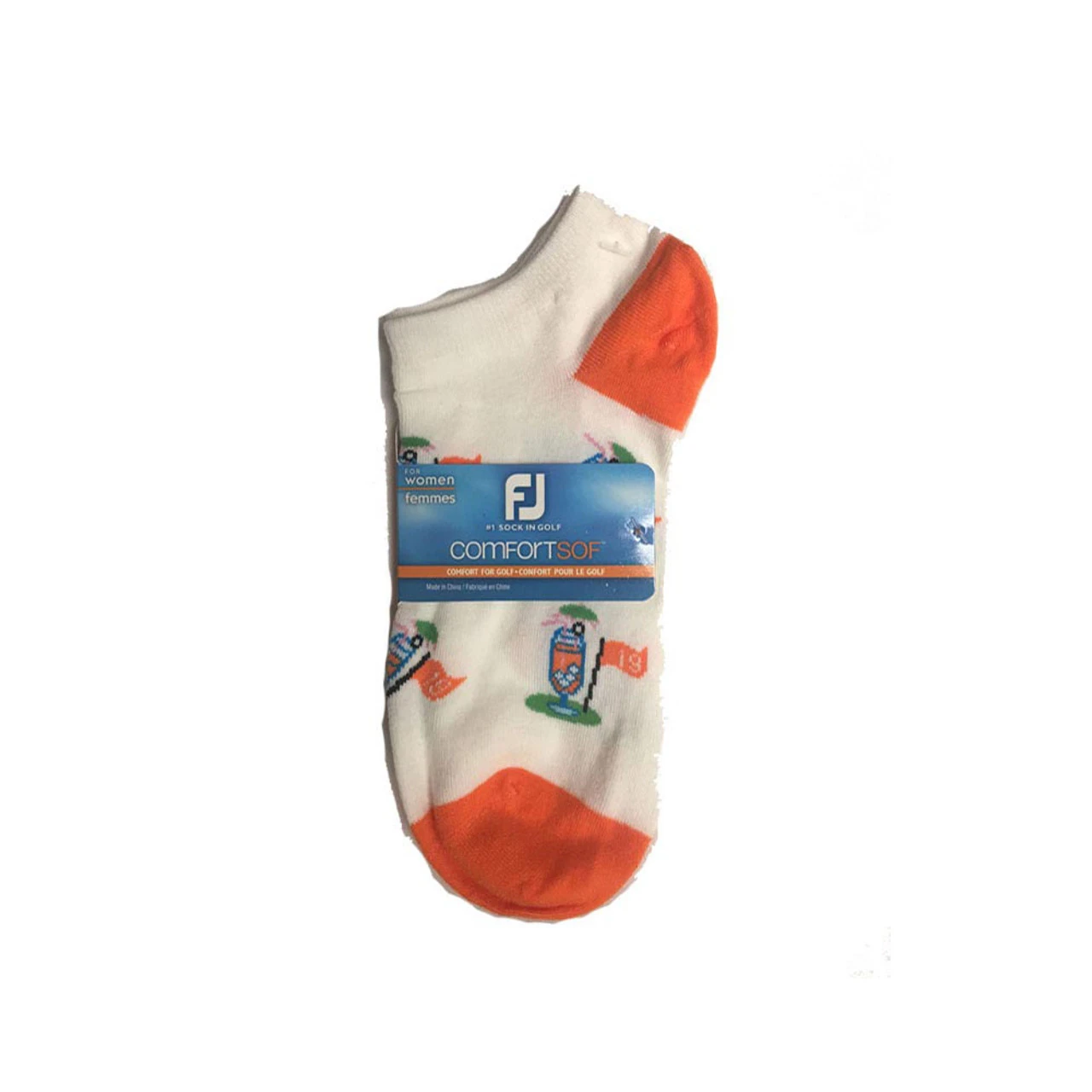 FootJoy Women's ComfortSof Low Cut 19th Hole Print Fashion Sock - Image 3