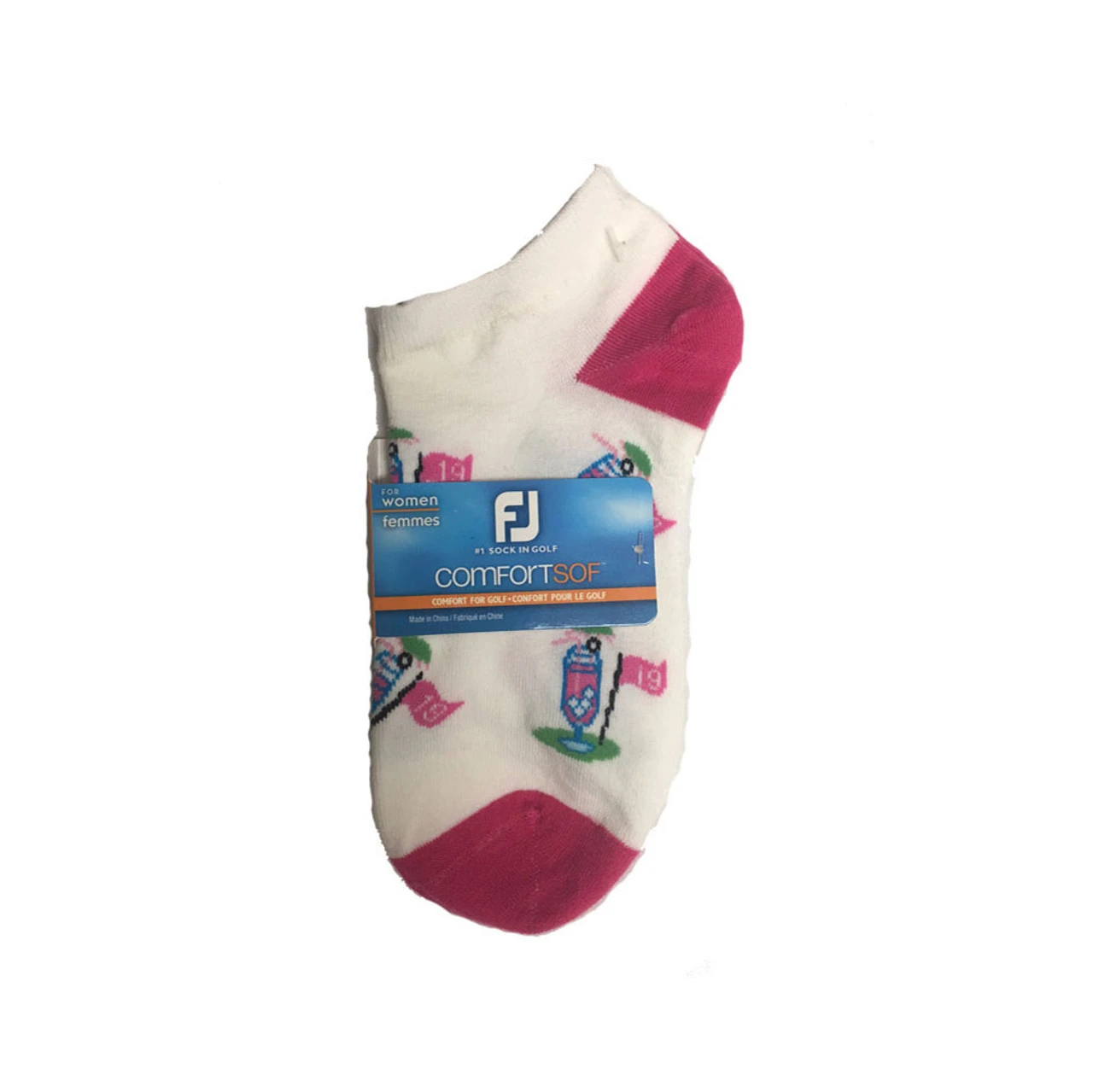 FootJoy Women's ComfortSof Low Cut 19th Hole Print Fashion Sock - Image 4
