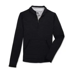 FootJoy Women's Half-Zip Tonal Stripe Mid-Layer