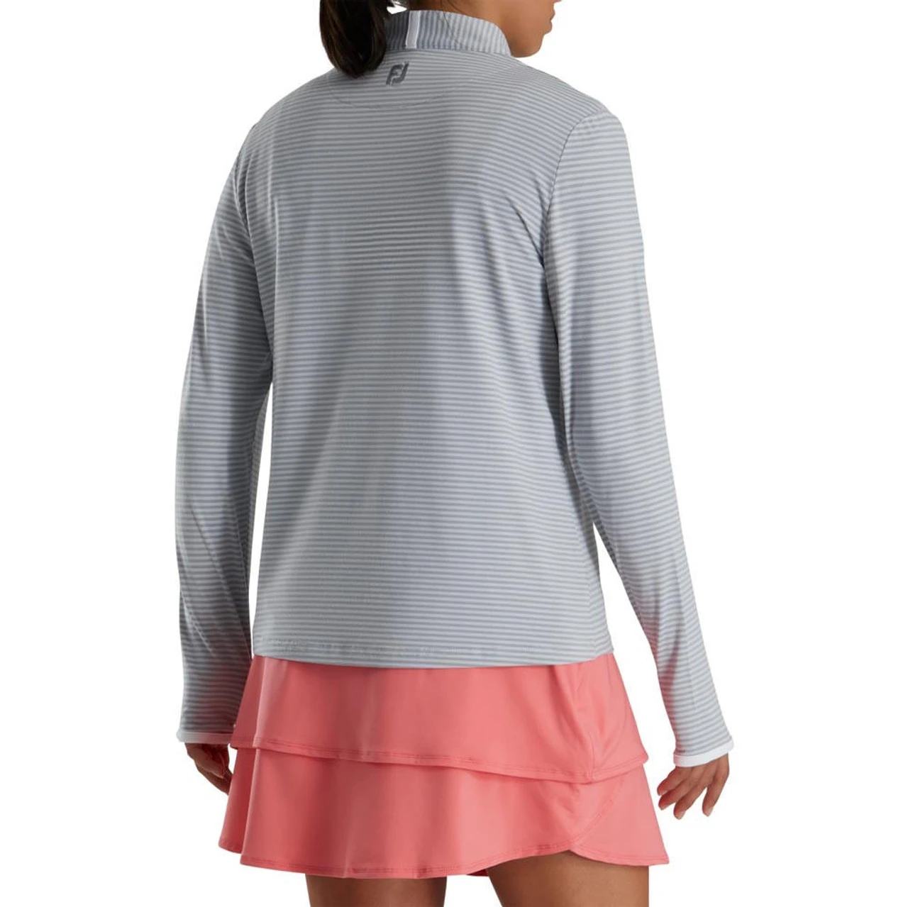 FootJoy Women's Half-Zip Tonal Stripe Mid-Layer - Image 21