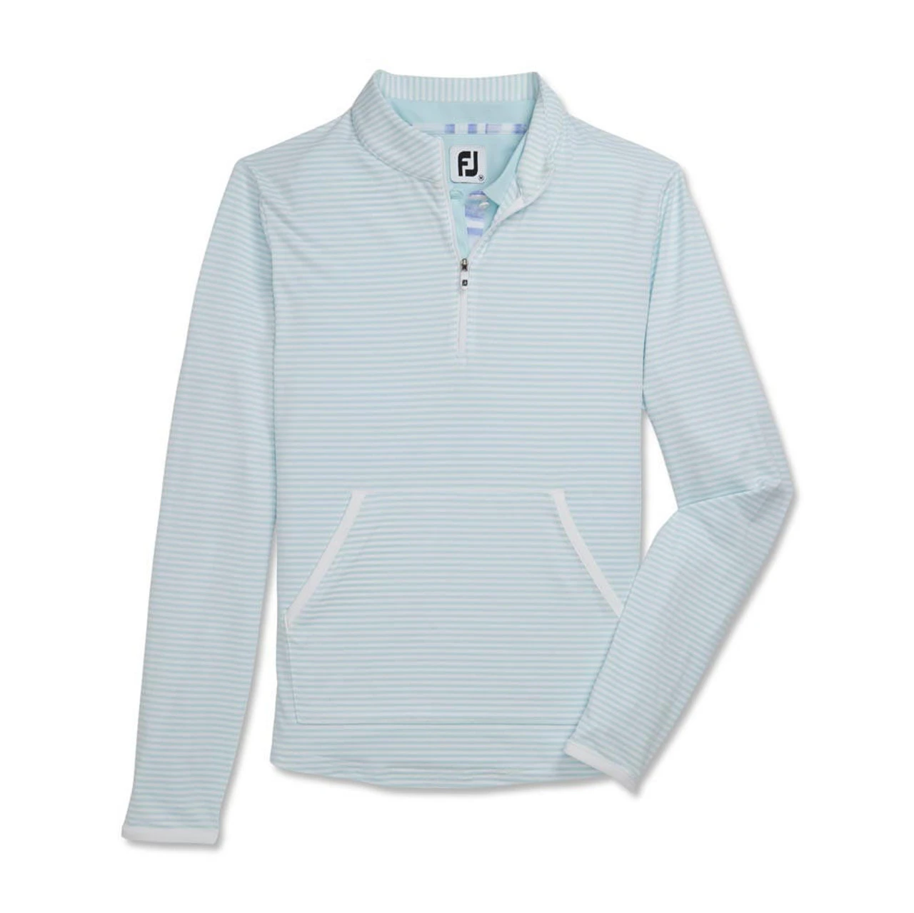 FootJoy Women's Half-Zip Tonal Stripe Mid-Layer - Image 25