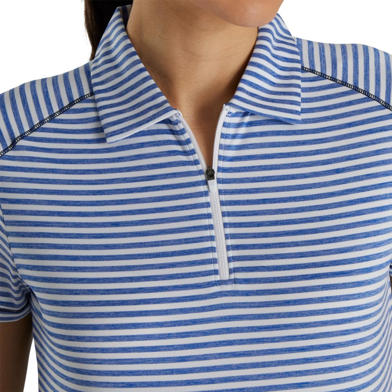 FootJoy Women's Heather Stripe Polo - Image 9