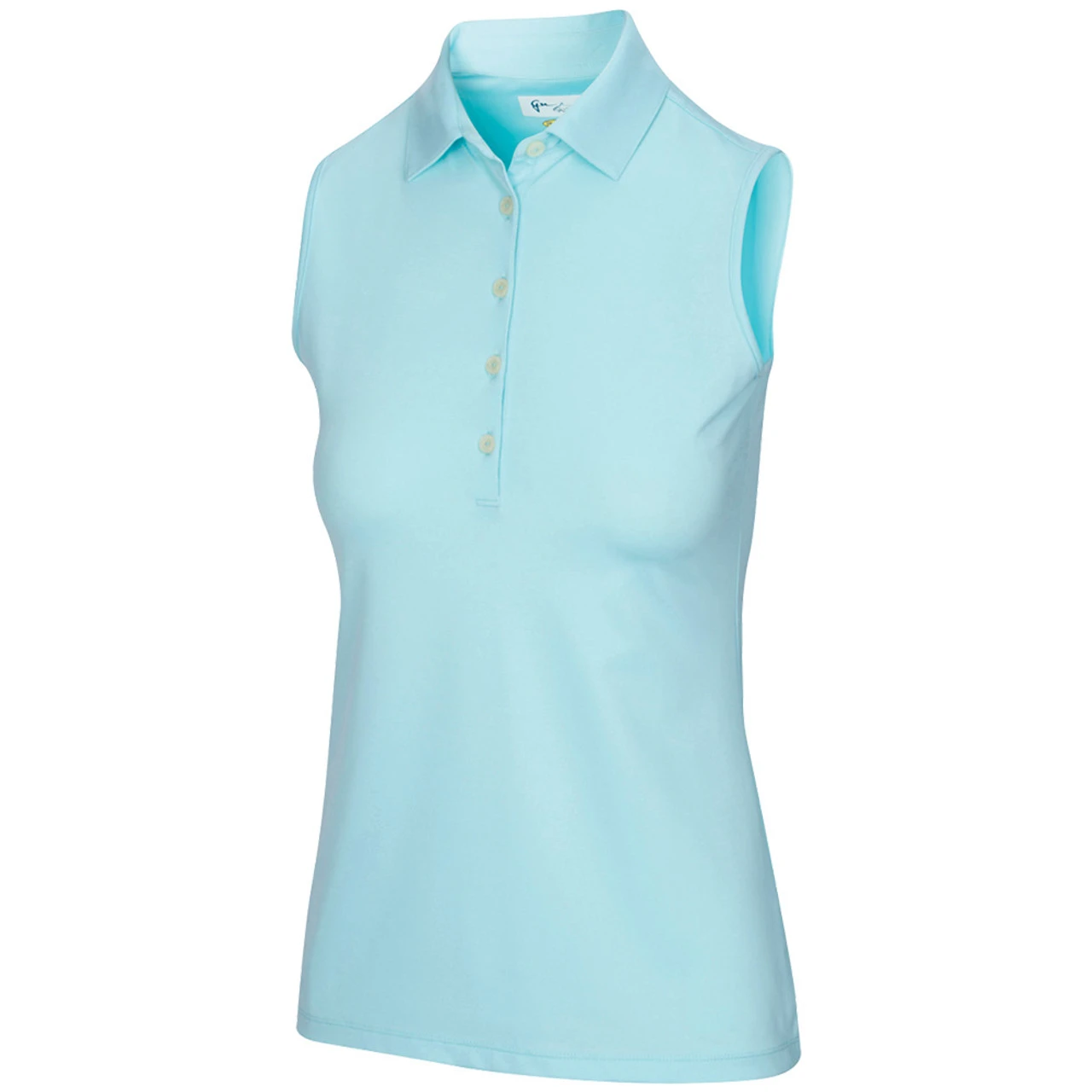 Greg Norman Women's Freedom Micro Pique Sleeveless Polo - Image 12