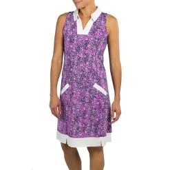Jofit Wide Placket Dress - Speckle Print