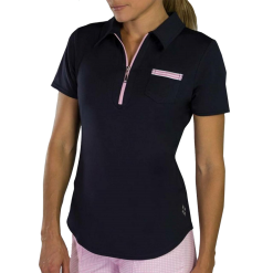 Jofit Grosgrain Pocket Polo - Midnight