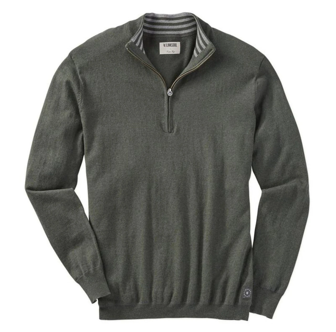 Linksoul Cotton-Cashmere 1/4 Zip Sweater - Image 2