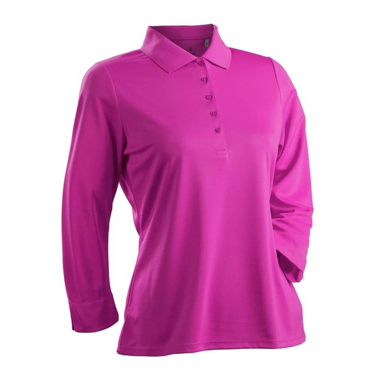 Nancy Lopez Luster 3/4 Sleeve Polo - Plus Size
