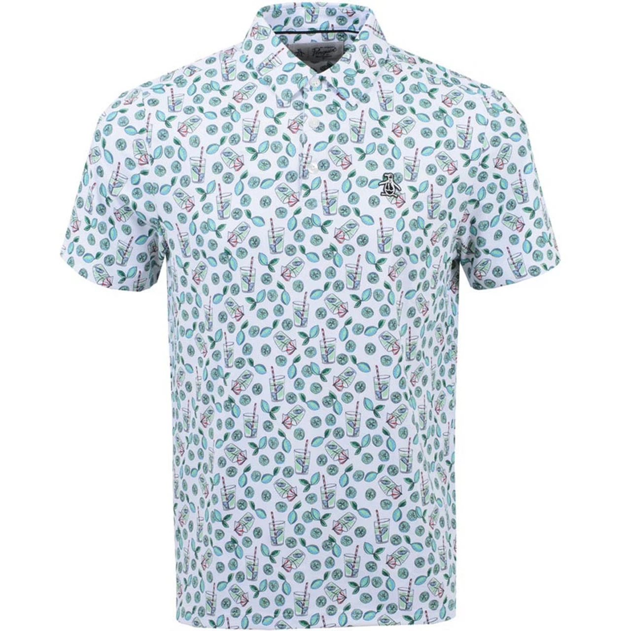 Original Penguin Lemonade Print Polo - Image 3