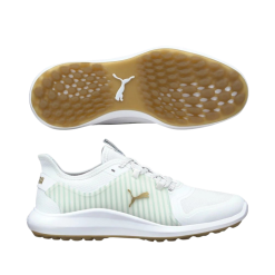 Puma Men's Limited Edition Ignite Fasten8 Seersucker Golf Shoes - White