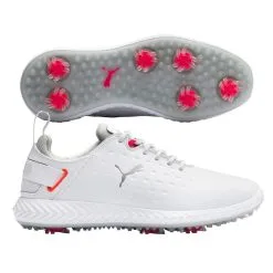 Puma Women's Ignite Blaze Pro Golf Shoes - White/High Rise