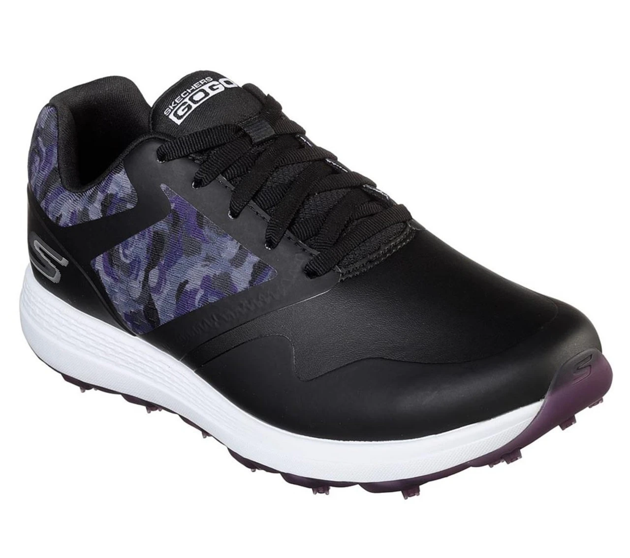 Skechers Women's Go Golf Max - Draw Golf Shoes - Black/Purple - Image 3