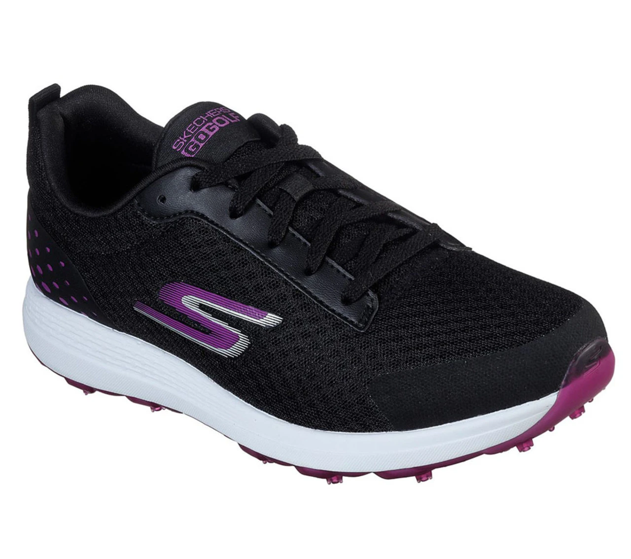Skechers Women's Go Golf Max - Fairway 2 Golf Shoes - Black/Purple - Image 3
