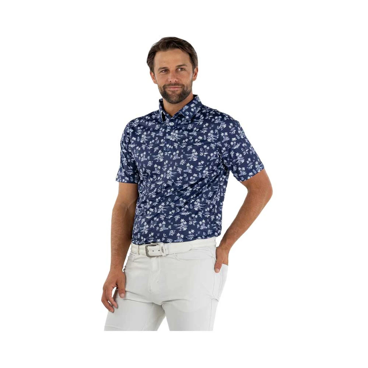 Straight Down Aloha Polo - Image 2